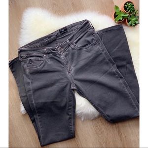 AG Phoebe Cigarette Leg Grey Jeans
